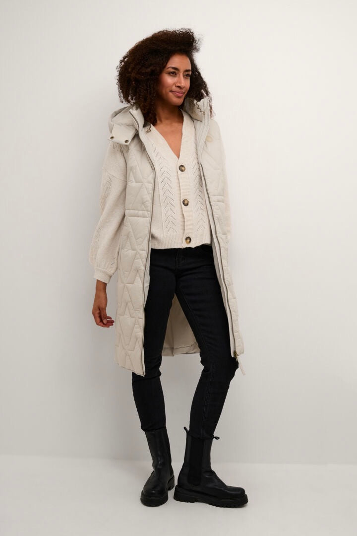 Cream: Gaiagro Quilted Vest