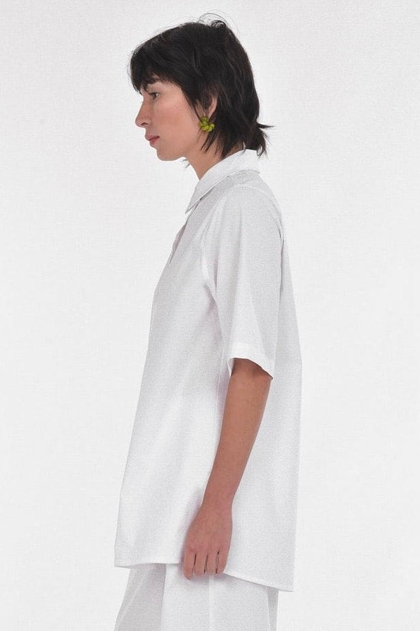 Paper Label: Ocean Open Back Shirt (2 Colours)