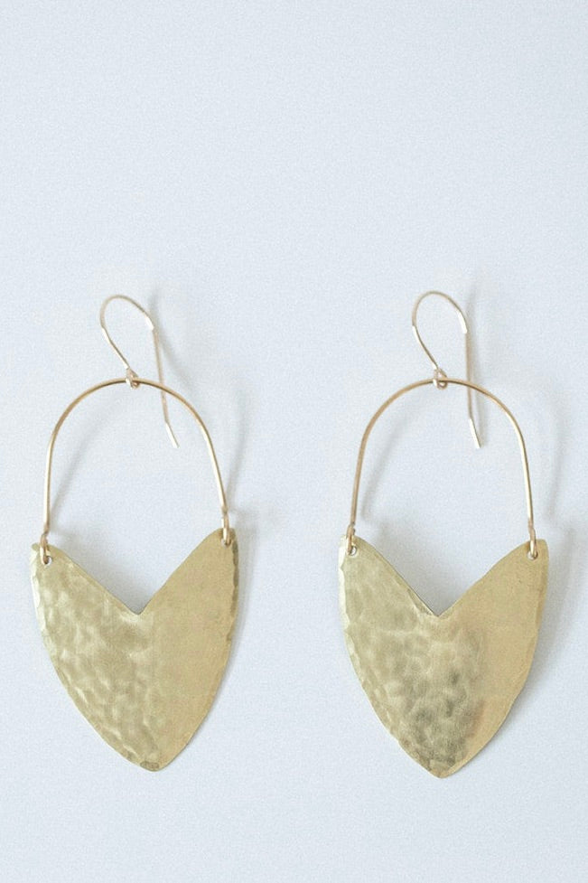 Enarmoured: Tulip Shield Earrings Mini