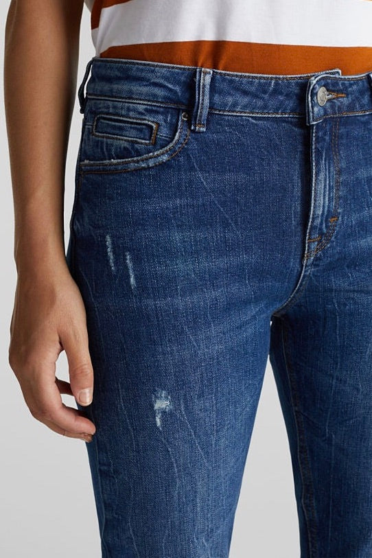 Esprit: Mid Rise Straight Jeans