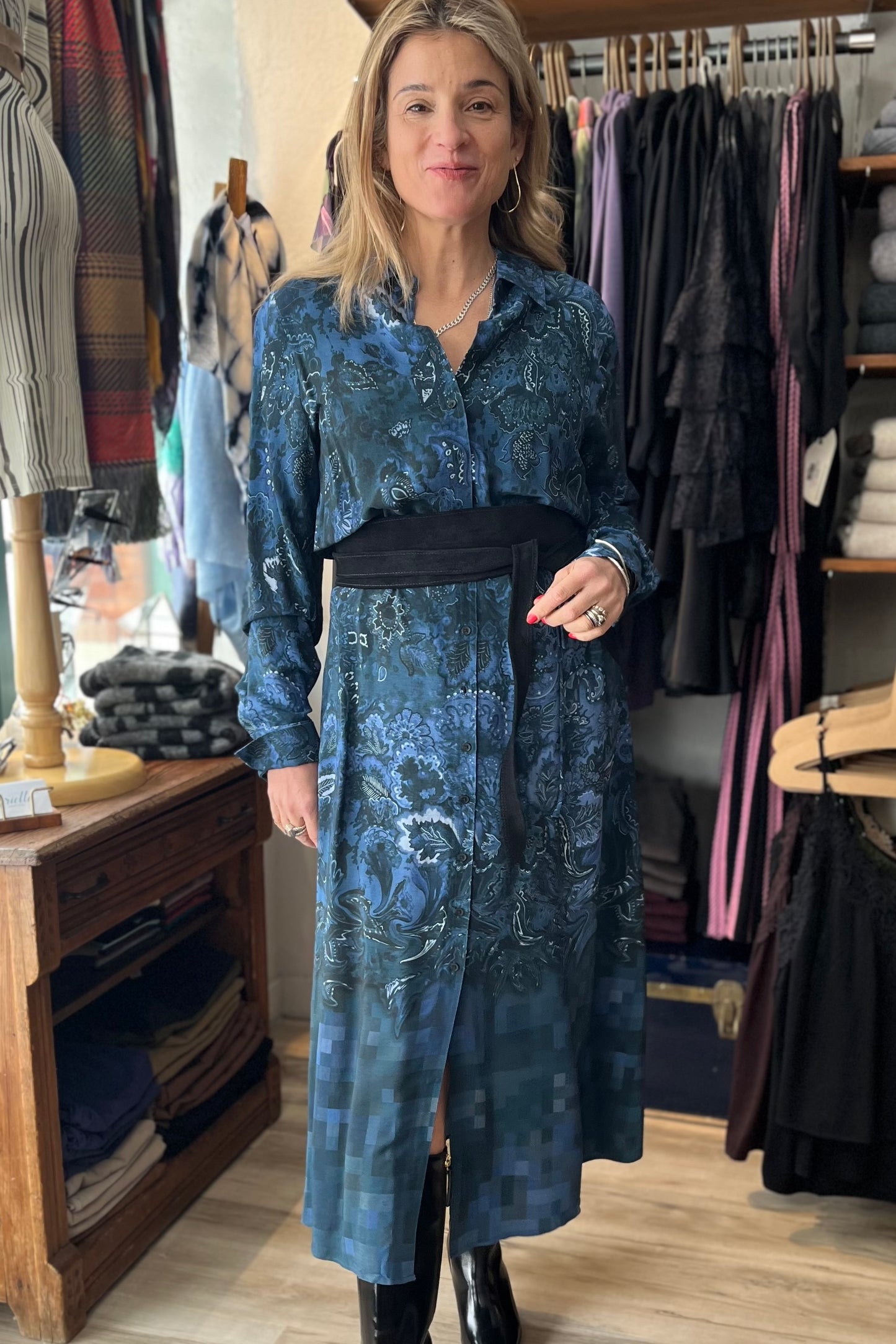 Desigual: Paisley Shirt Dress