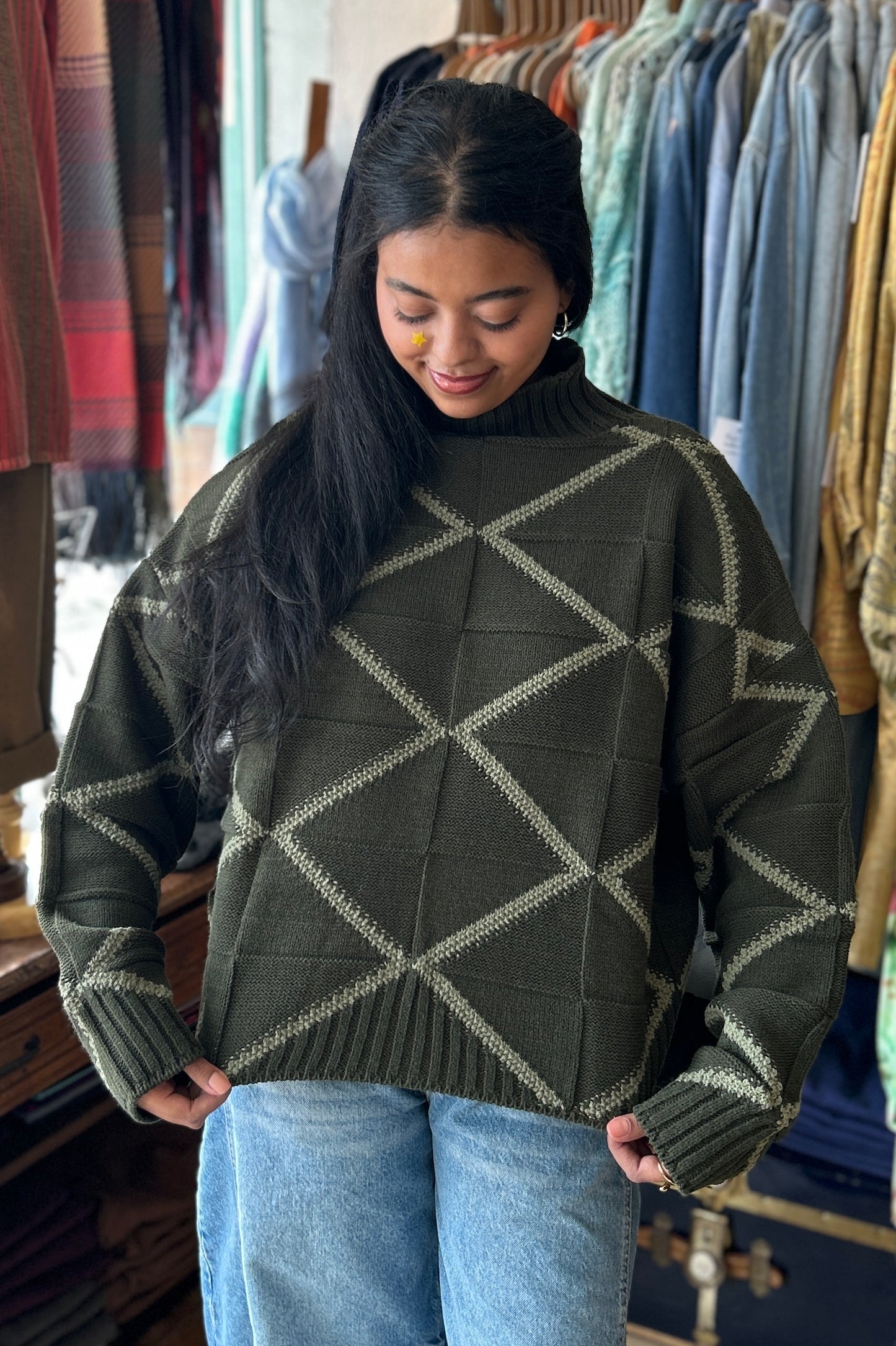 Astrid: Contrast Sweater (2 Colours)