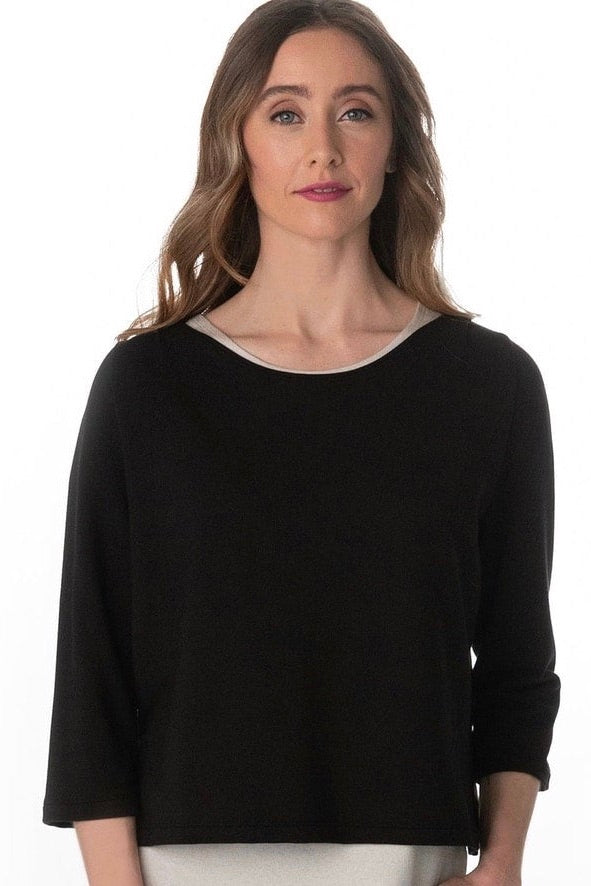 Duffield: 3/4 Crop Sweater (2 Colours)