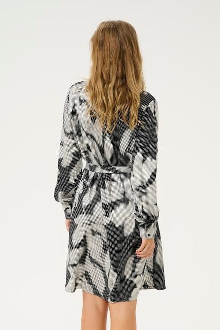 Cream: Digi Print Shirt Dress