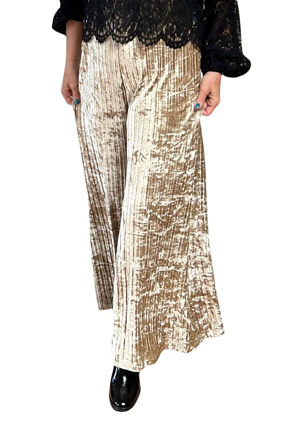 Free People: Star Sign Velvet Pant