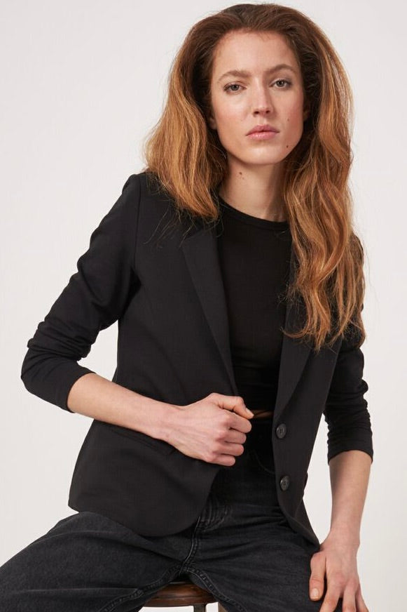 Repeat: Jersey Blazer Black