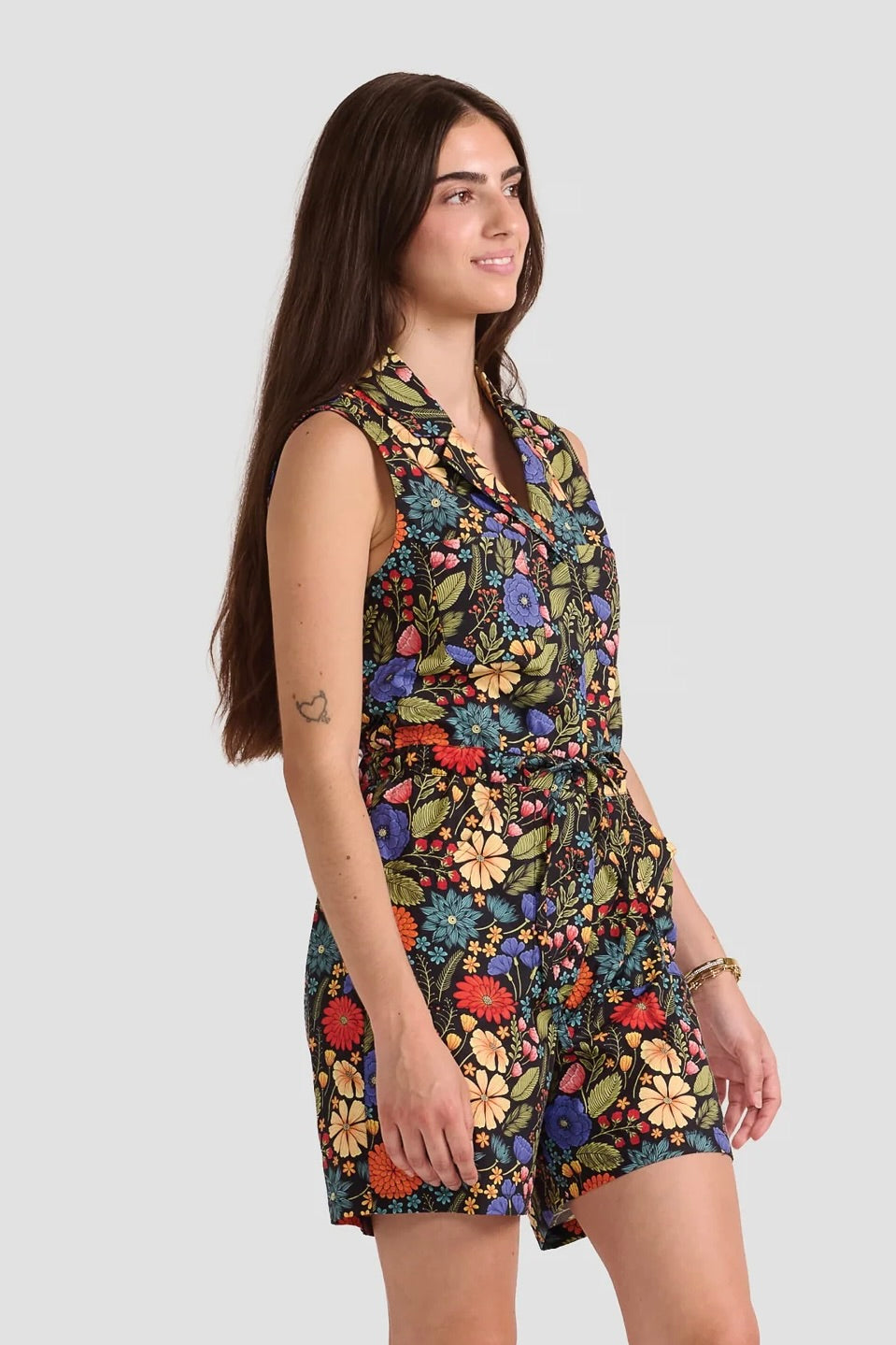 Poplin & Co: Floral Gallery Romper