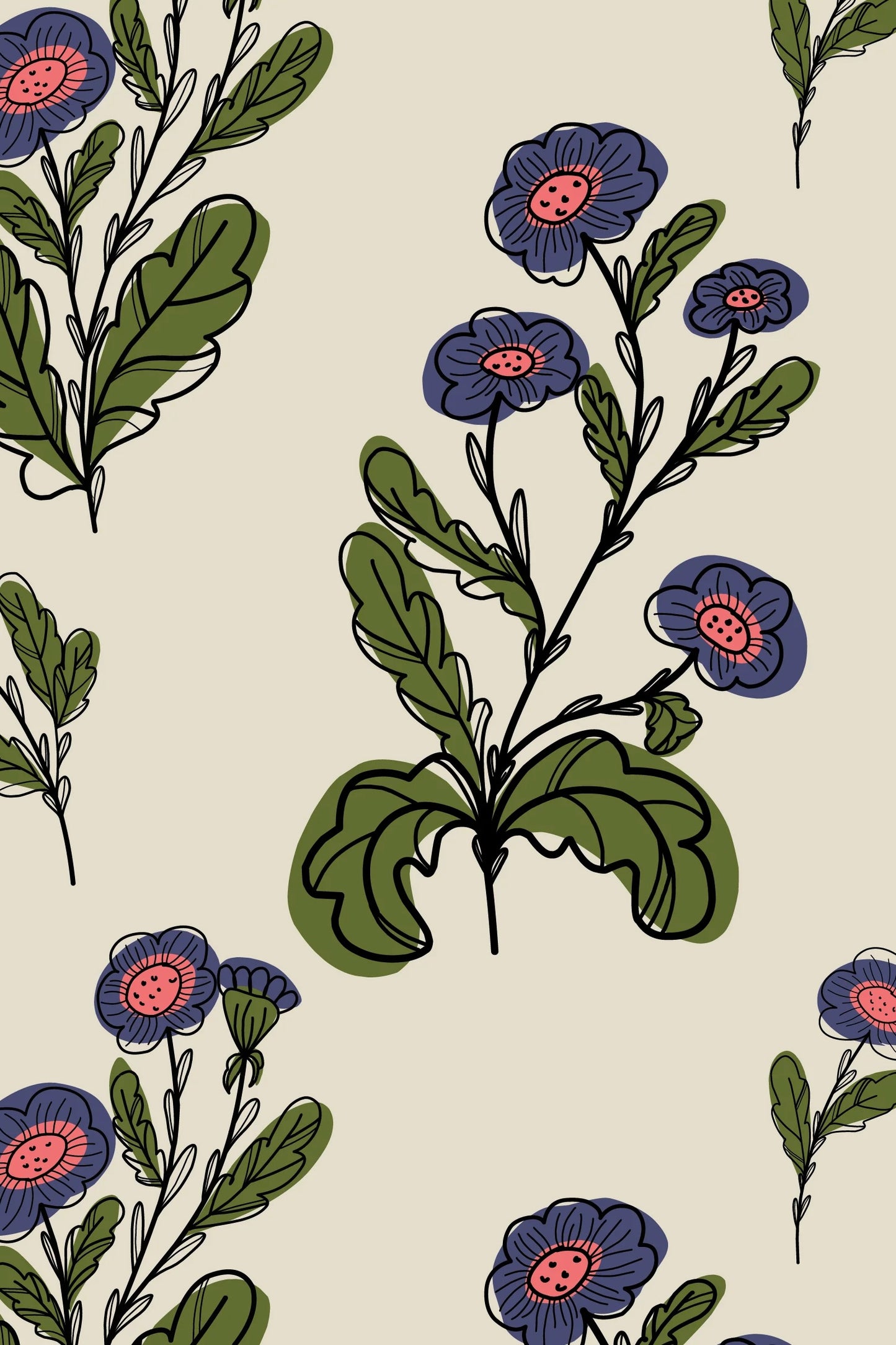 Poplin & Co: Floral Stamp Dress