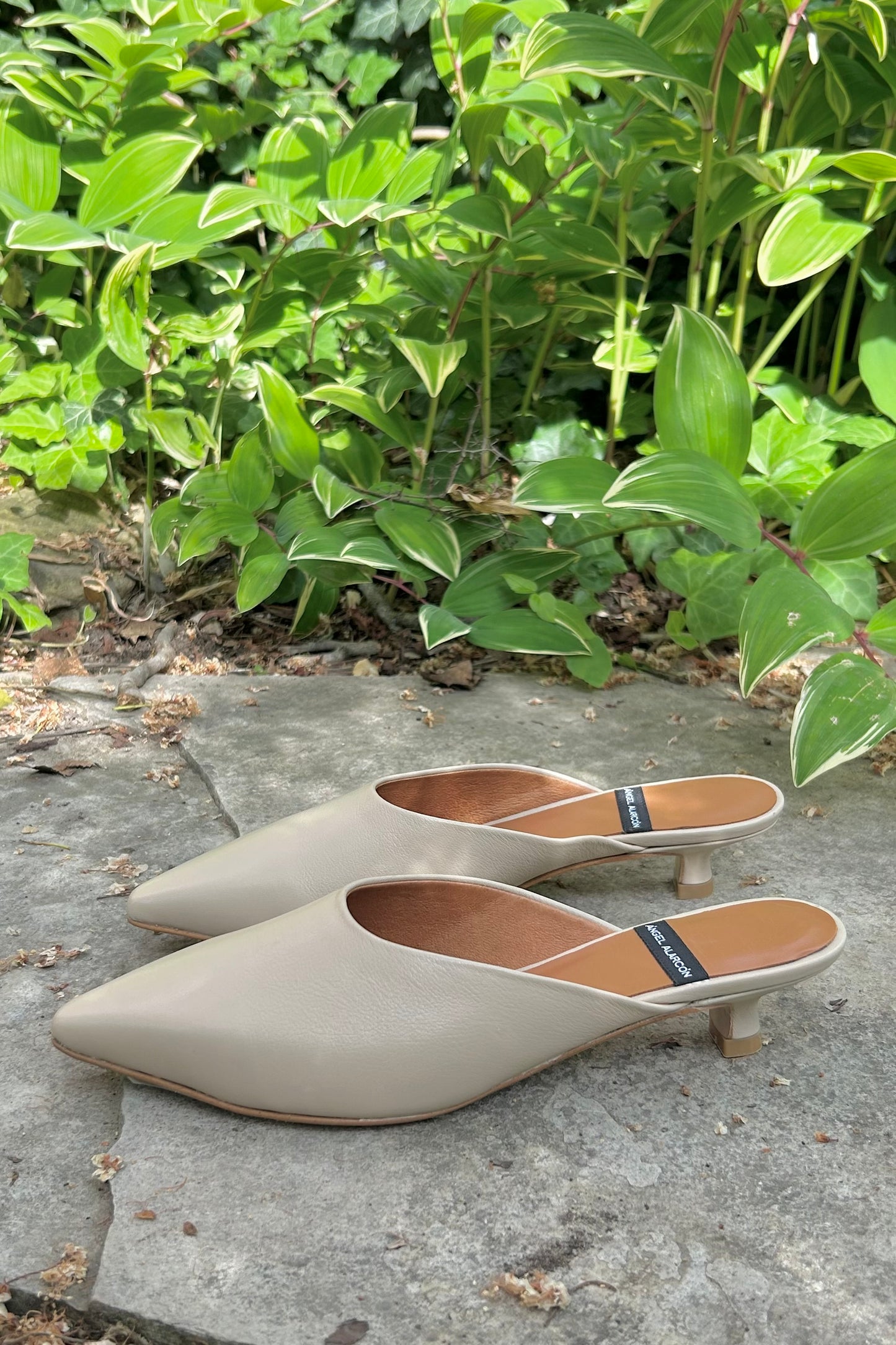 Angel Alarcon: Kitten Mules (2 Colours)