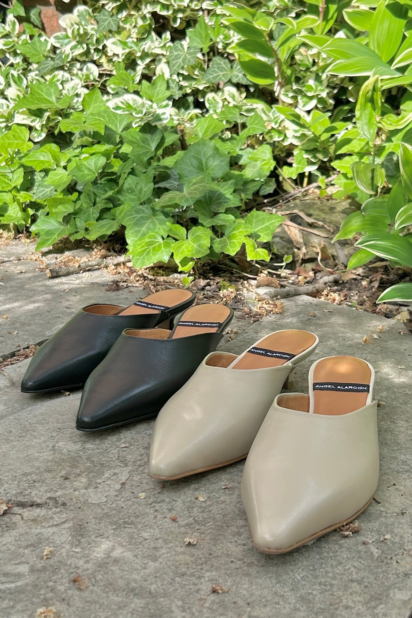 Angel Alarcon: Kitten Mules (2 Colours)