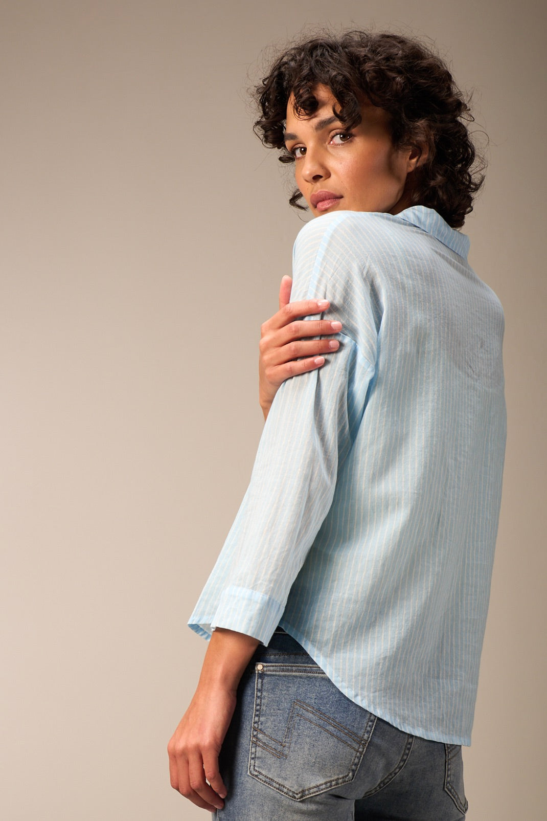 Nile: Striped Blouse