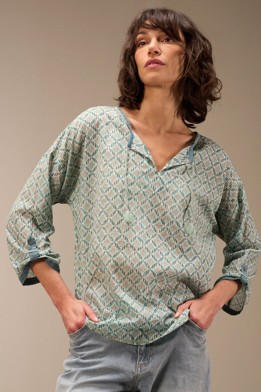 Nile: Cotton Blouse (2 Colours)