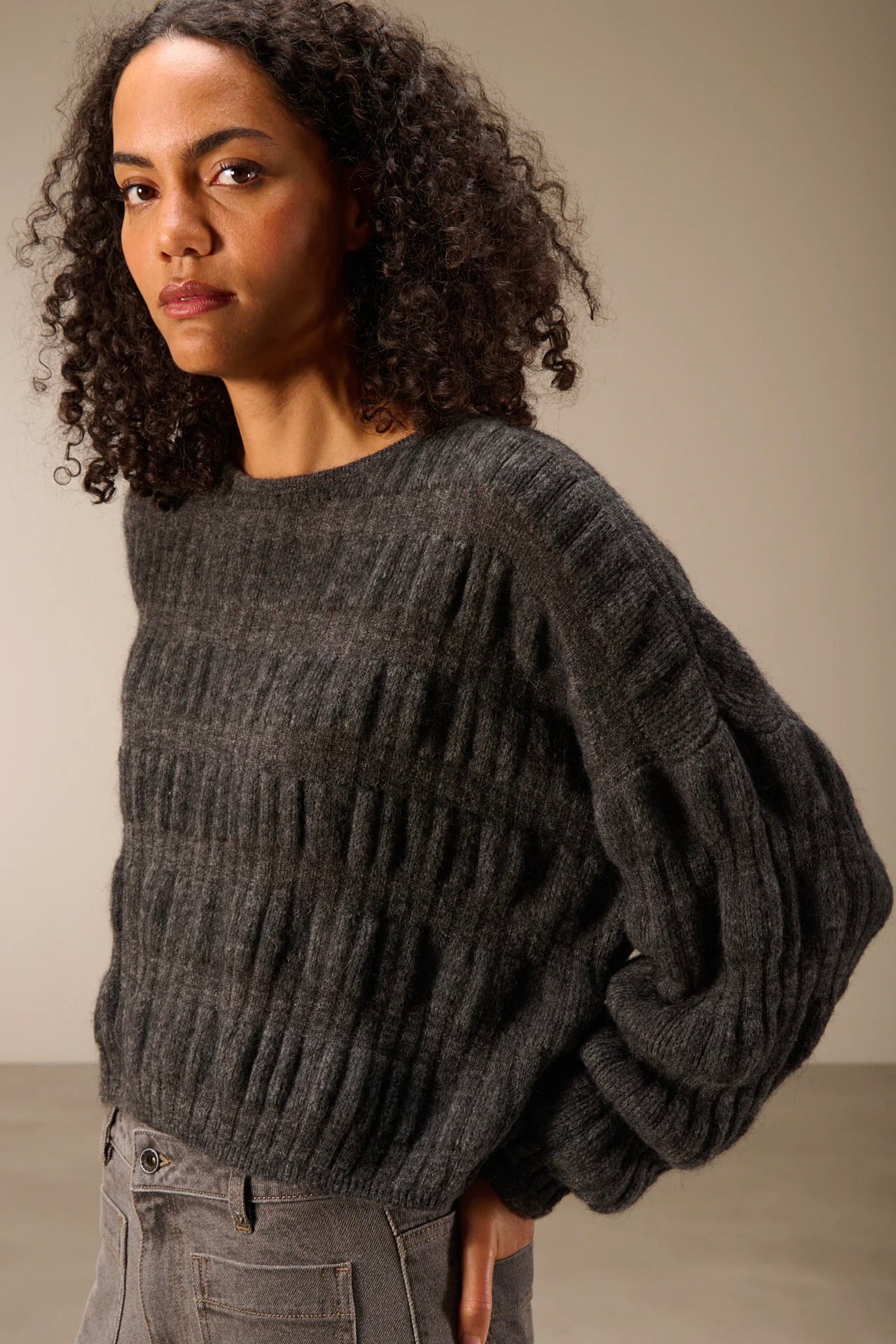 Nile: Textured Sweater (2 Colours)