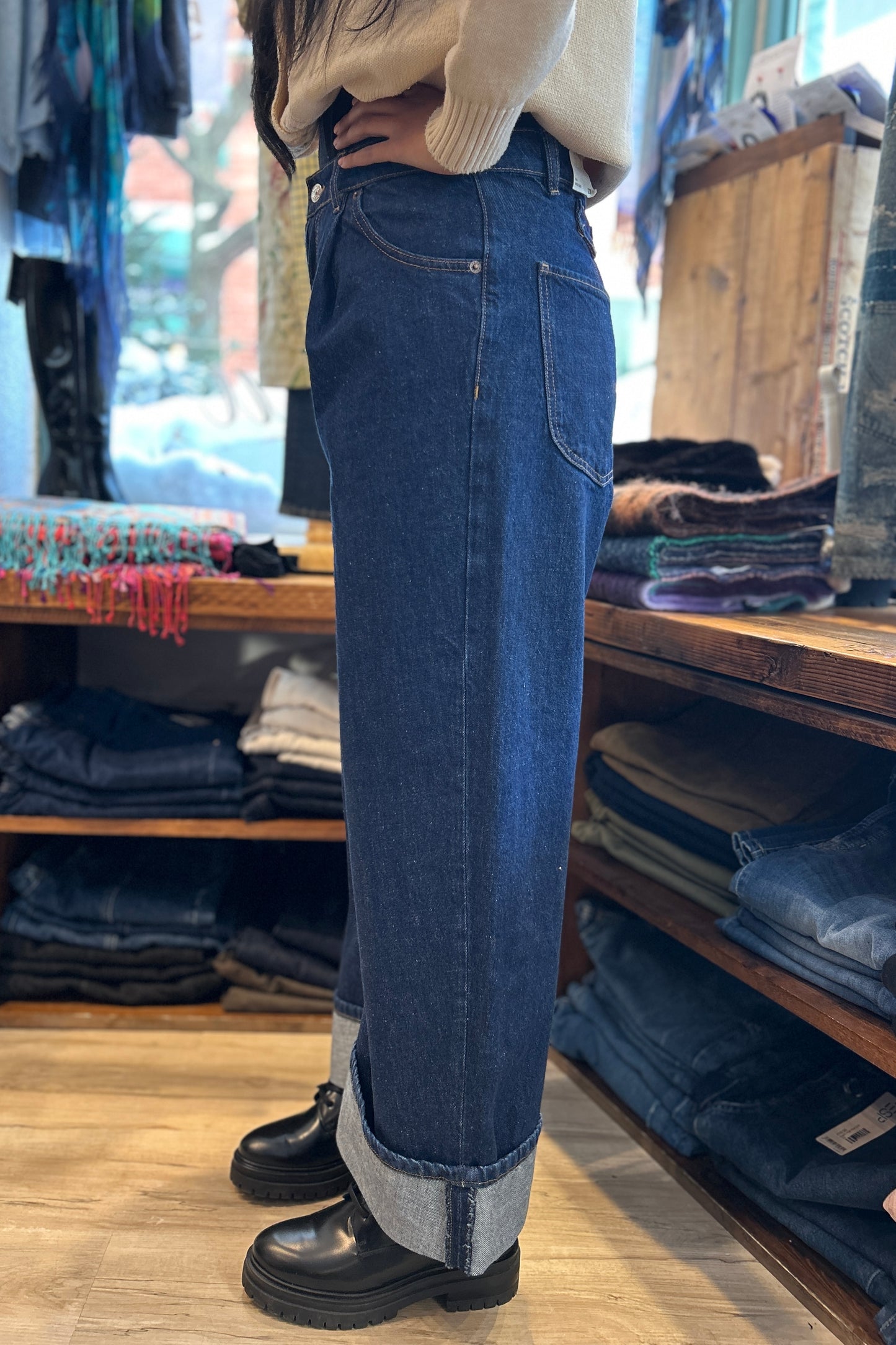 Free People: Alia Wide Jeans