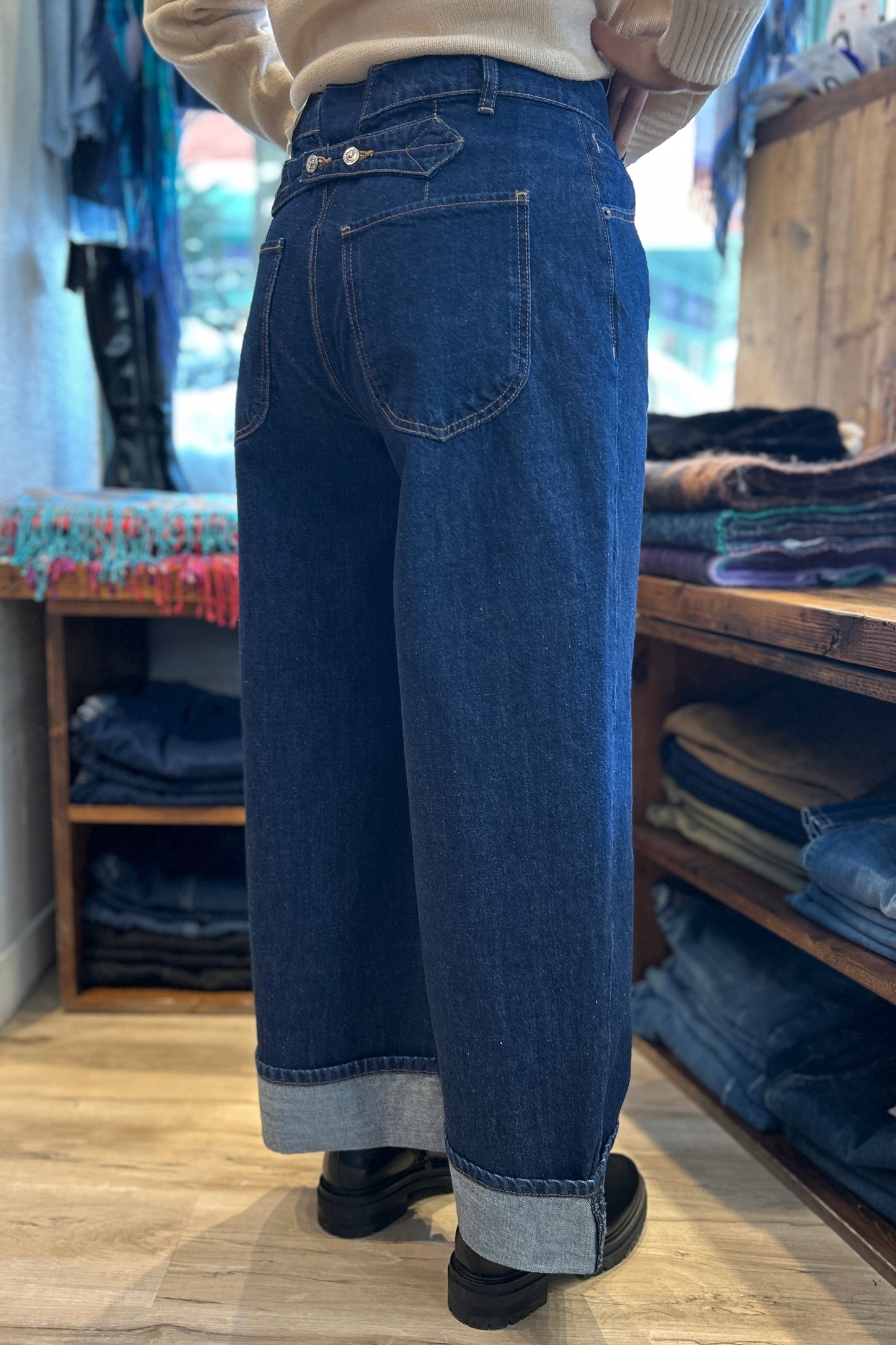 Free People: Alia Wide Jeans