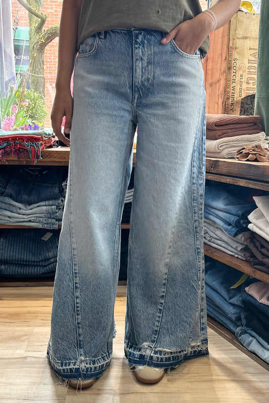 Free People: Apollo Wide Jeans