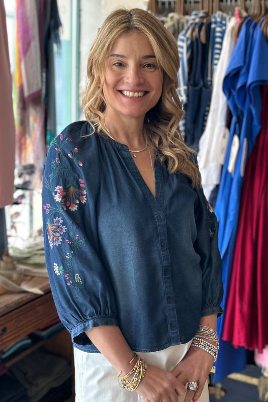 Desigual: Embroidered Blouse