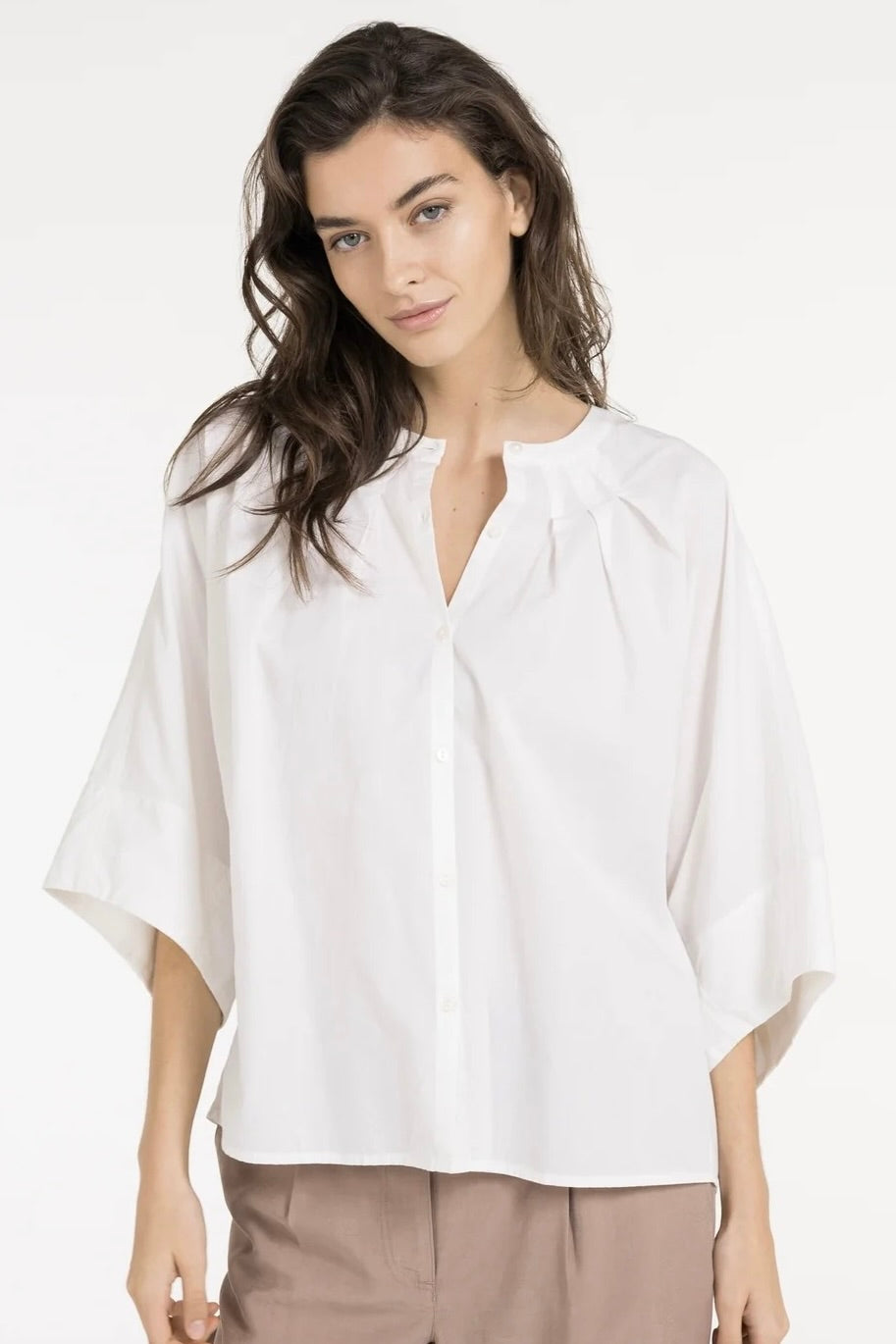 Yaya: Batwing Blouse (2 Colours)