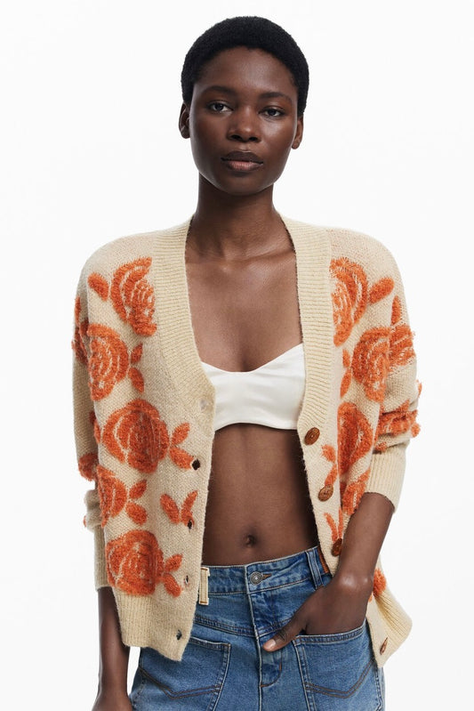 Desigual: Floral Cardigan