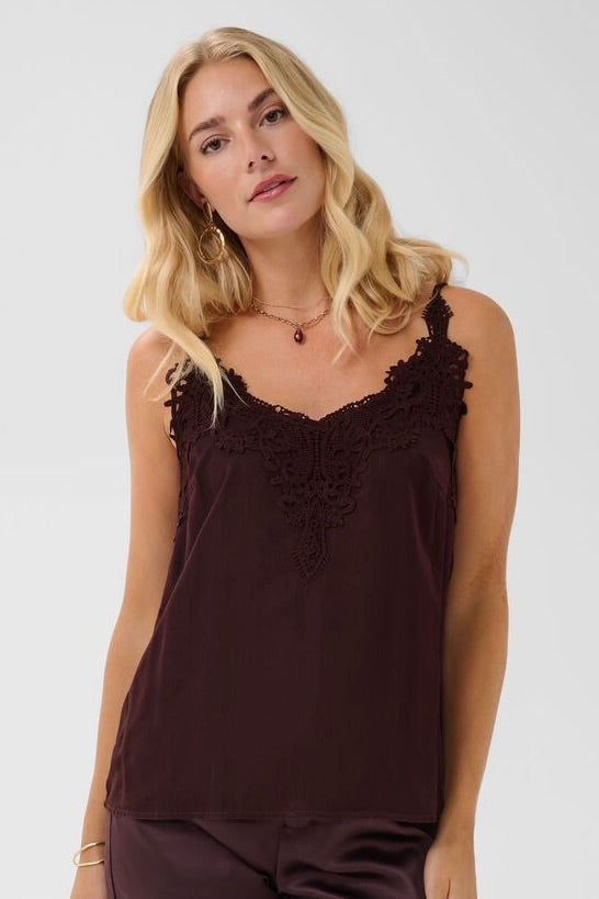 Cream: Lace Camisole