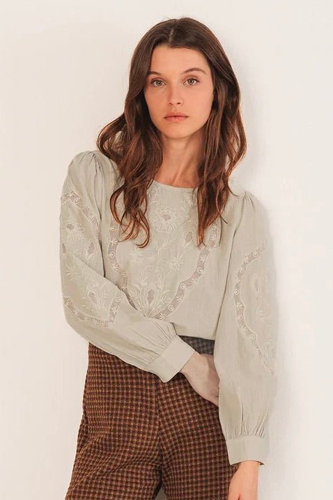 Indi & Cold: Embroidered Blouse