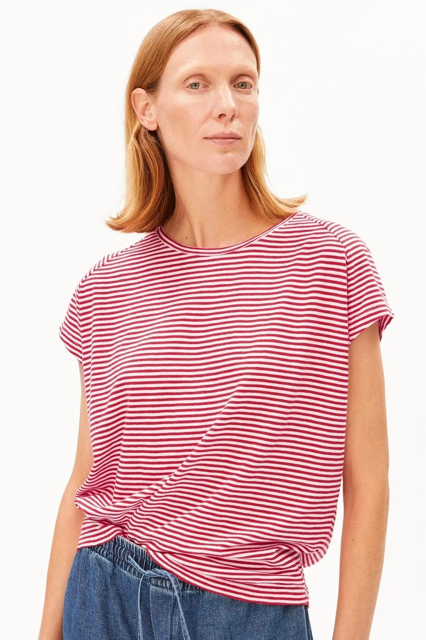 Armed Angels: Slub Striped Tee (2 Colours)