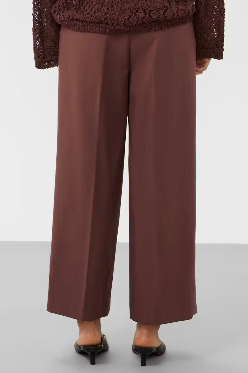 Soaked in Luxury: Corinne Pant Brown