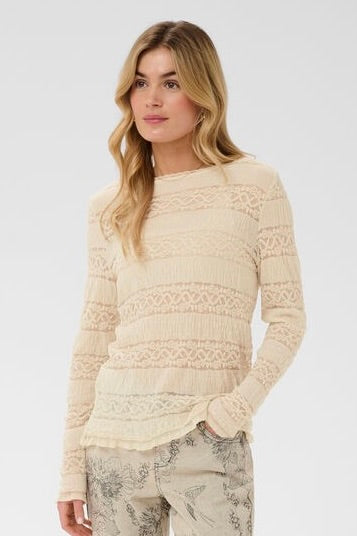Cream: Rosel Top
