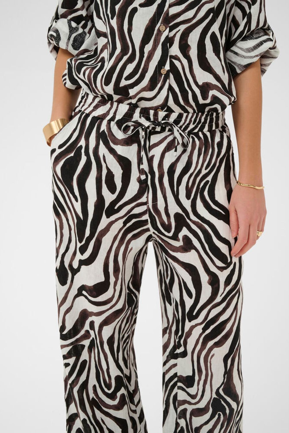 Cream: Bellis Pants Animal