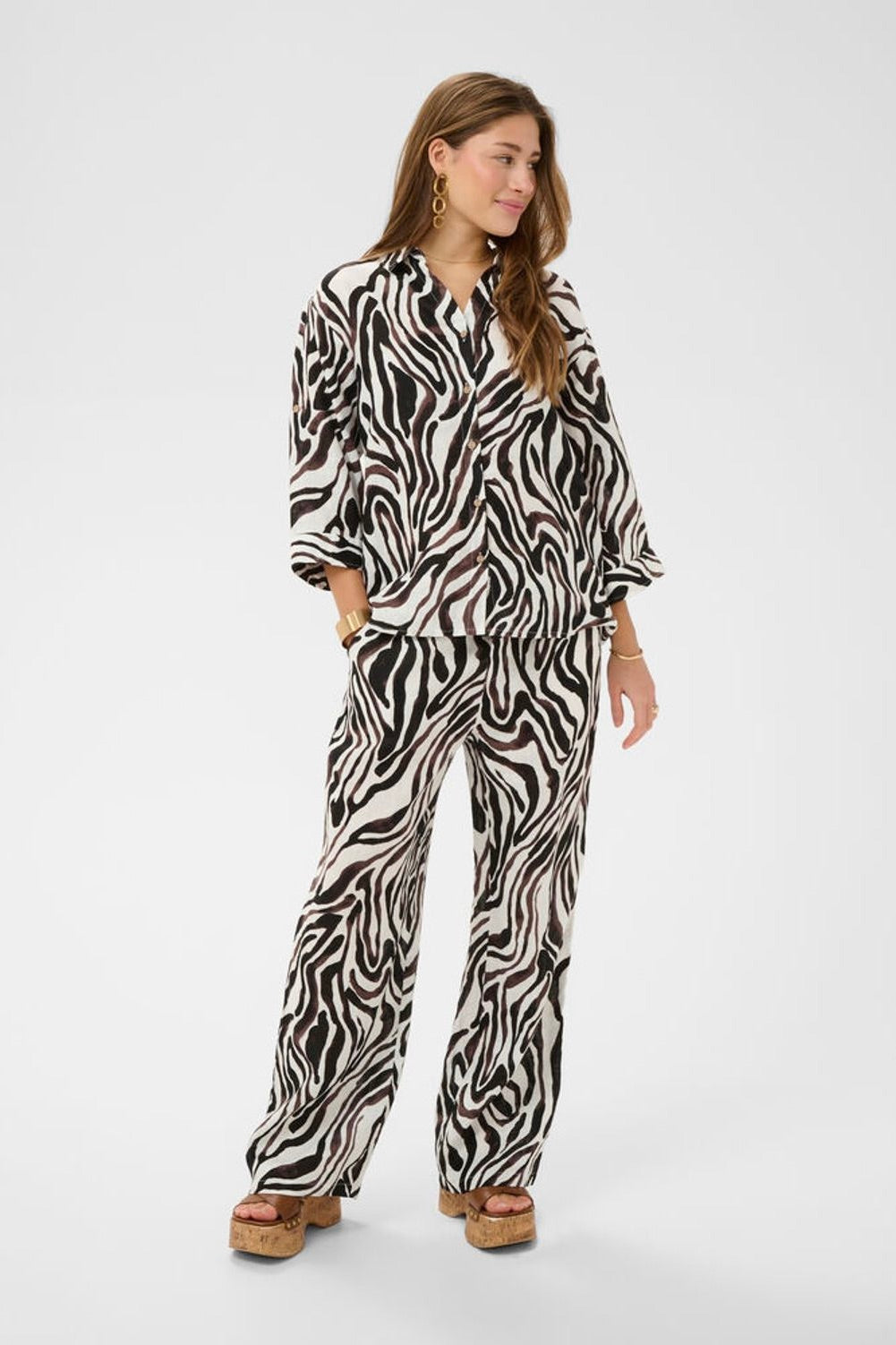 Cream: Bellis Pants Animal