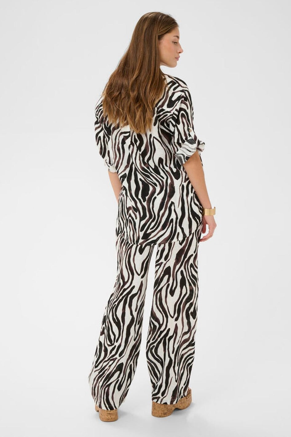 Cream: Bellis Shirt Animal