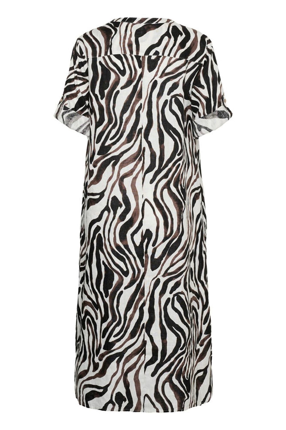 Cream: Bellis Dress Animal