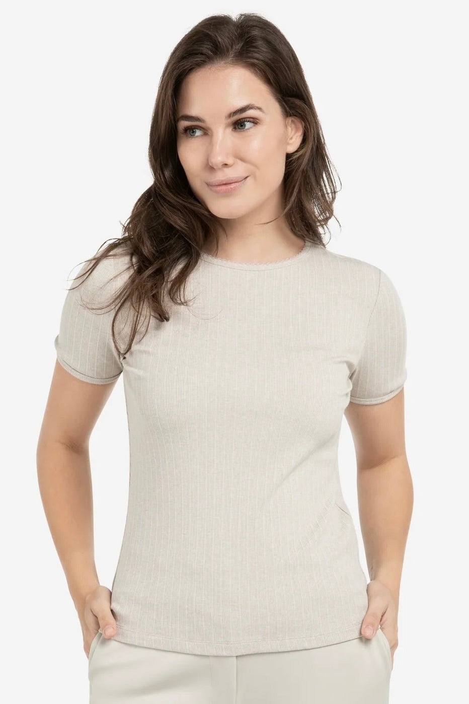 Yaya: Ribbed T-Shirt (2 Colours)