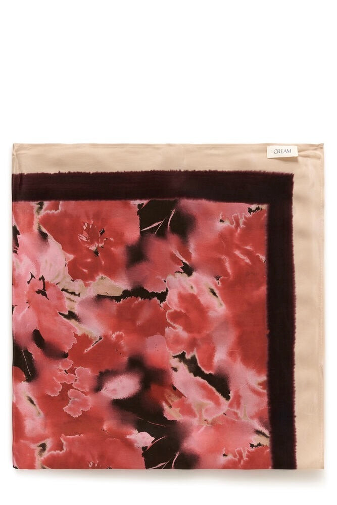 Cream: Ashli Scarf Floral