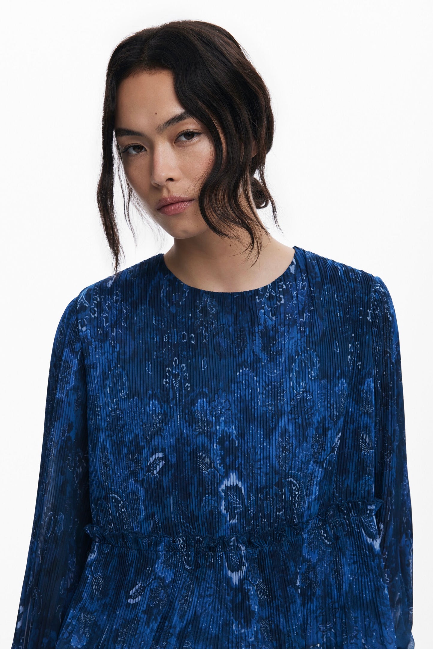 Desigual: Pleated Blouse
