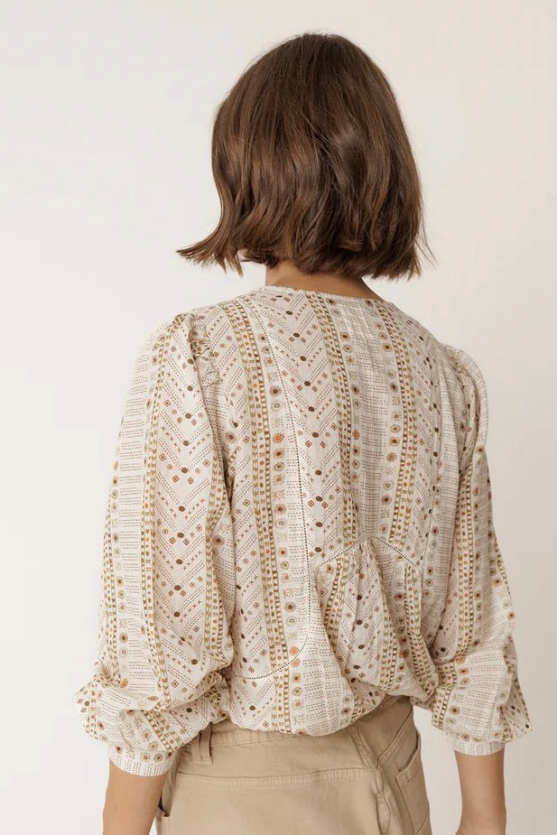 Indi & Cold: Printed Blouse