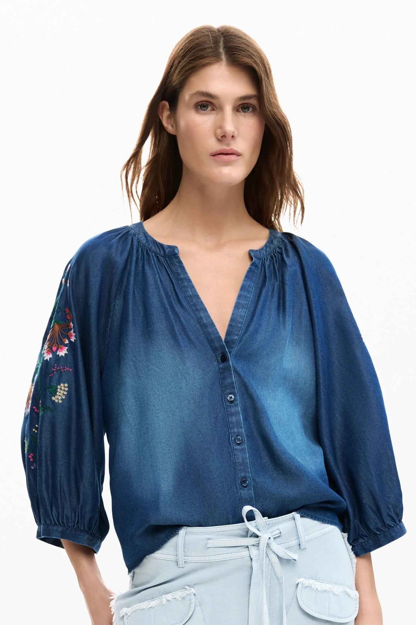 Desigual: Embroidered Blouse