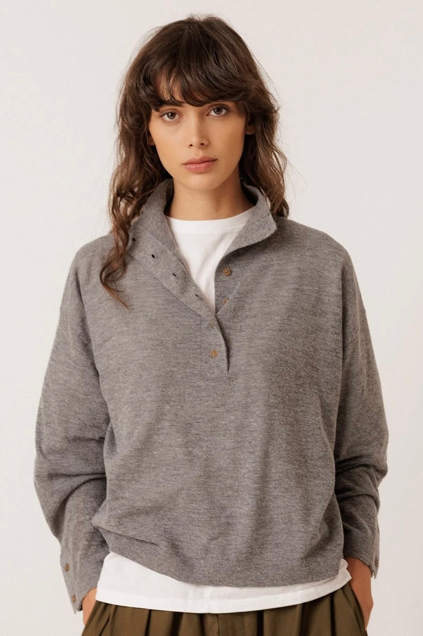 Indi & Cold: Button Sweater