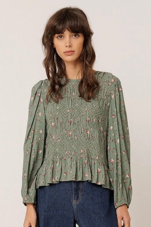 Indi & Cold: Smocked Blouse