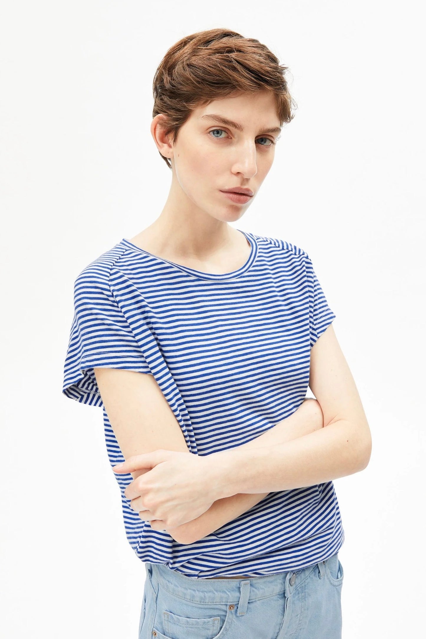 Armed Angels: Slub Striped Tee (2 Colours)