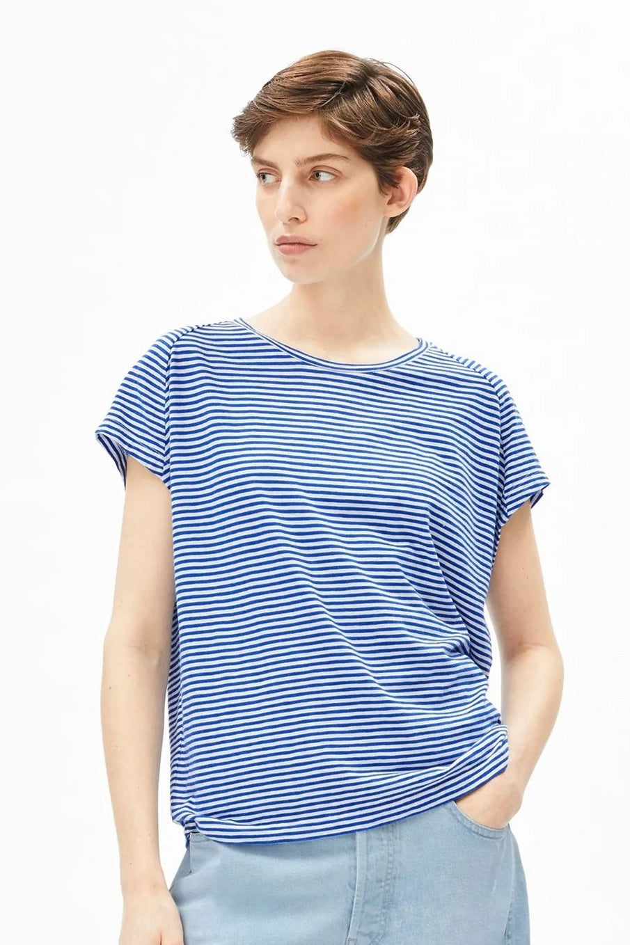 Armed Angels: Slub Striped Tee (2 Colours)