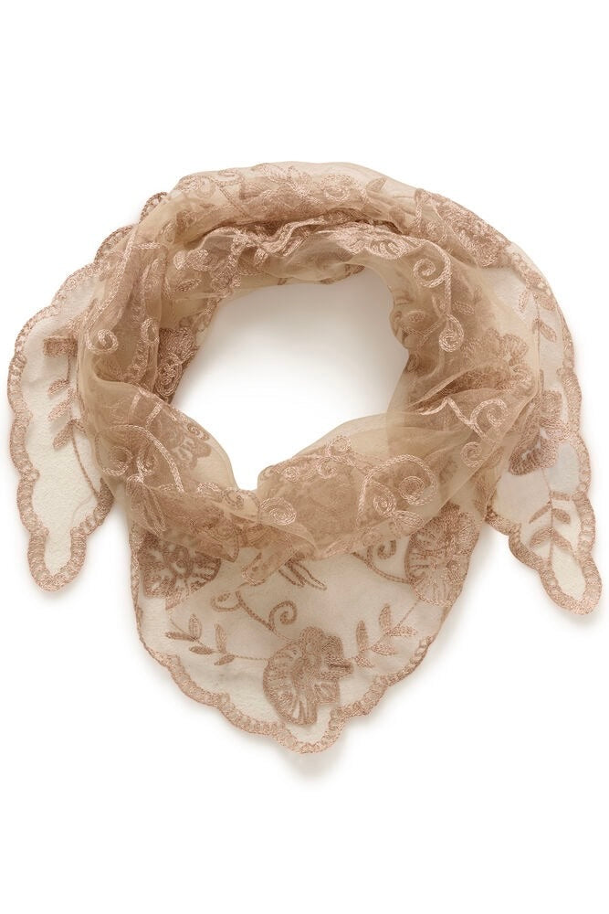 Cream: Lacie Scarf