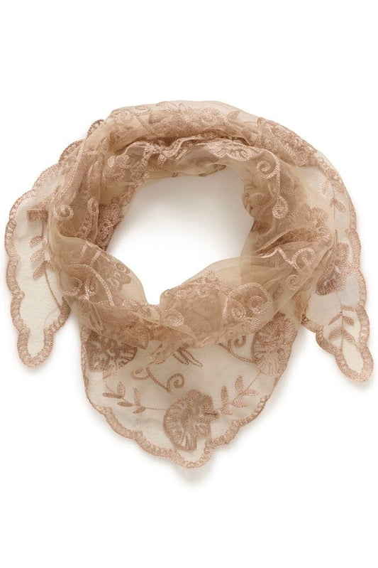 Cream: Lacie Scarf