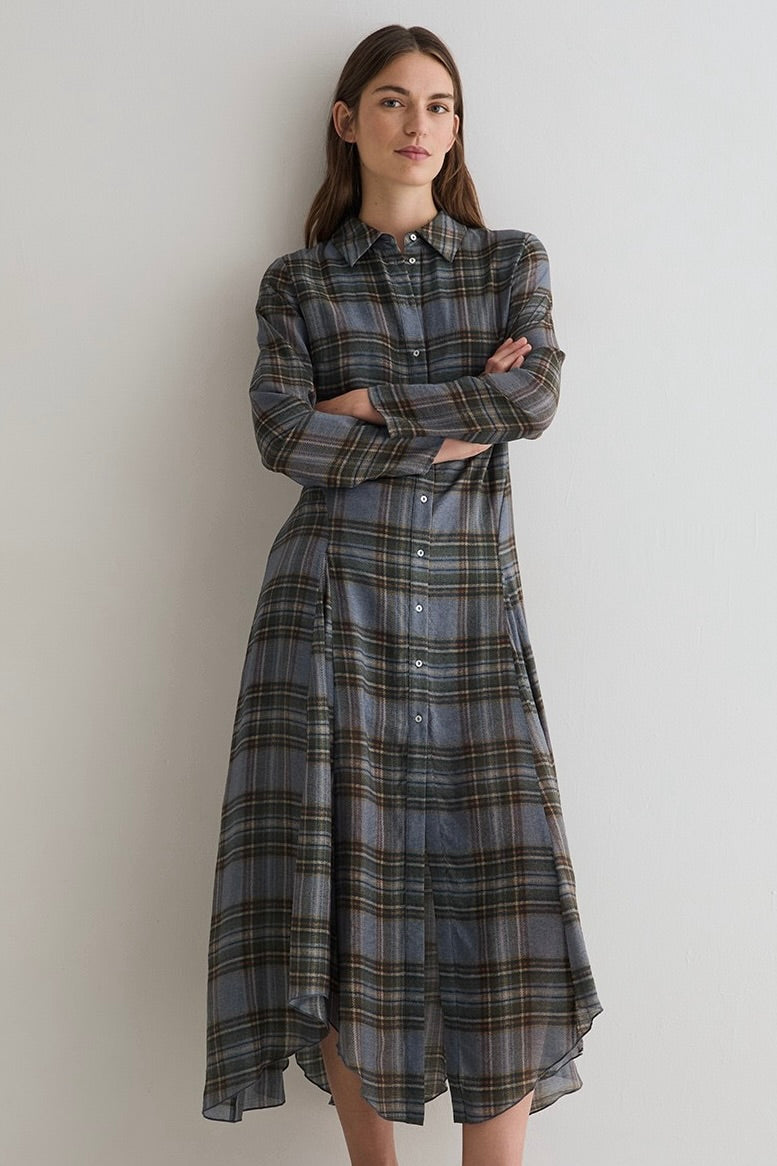 Yerse: Plaid Dress