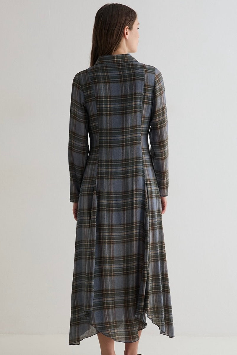 Yerse: Plaid Dress