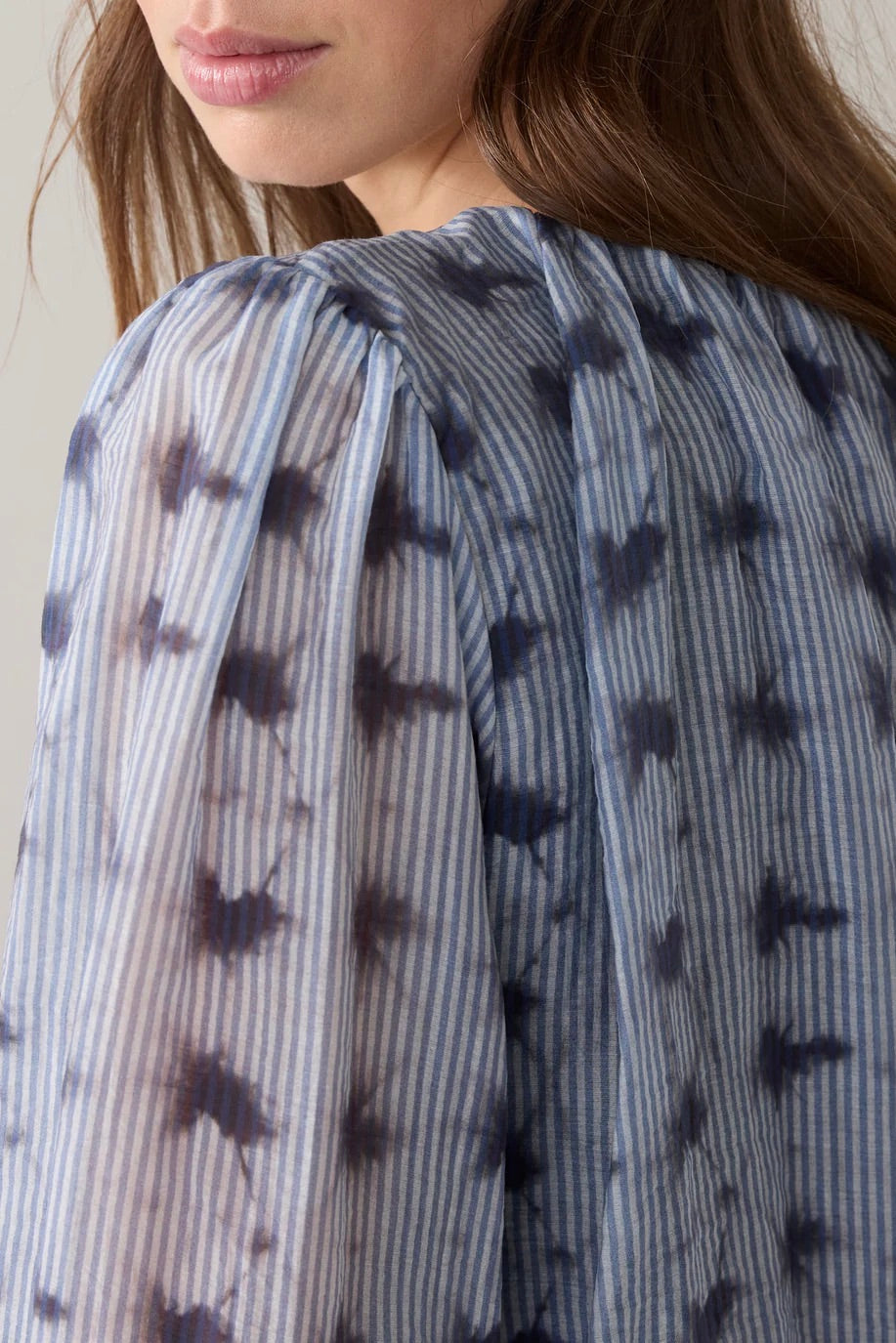 Summum: Tie Dye Striped Blouse