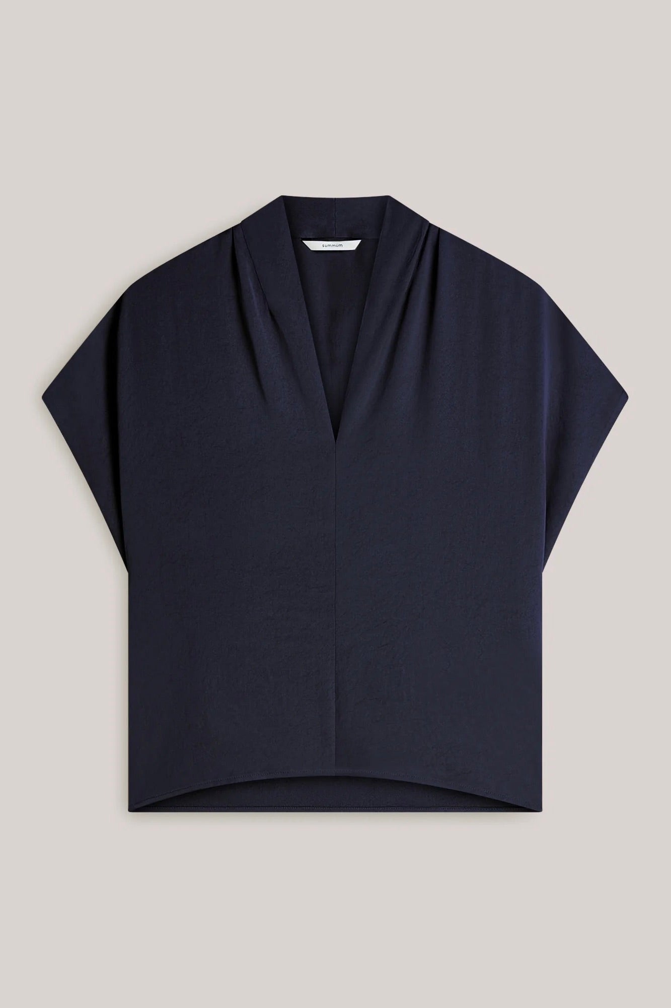 Summum: V-Neck Top Navy
