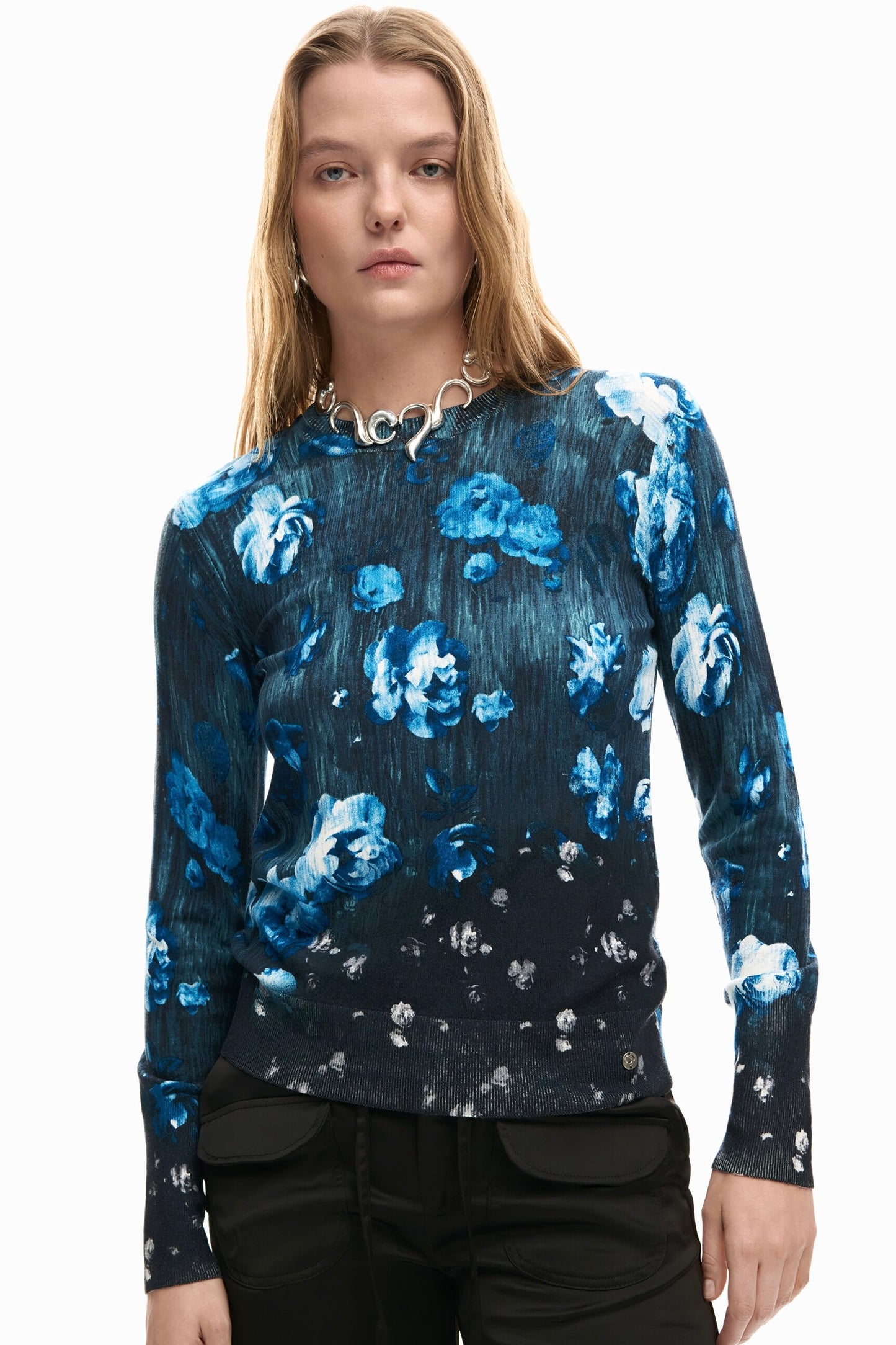 Desigual: Floral Sweater
