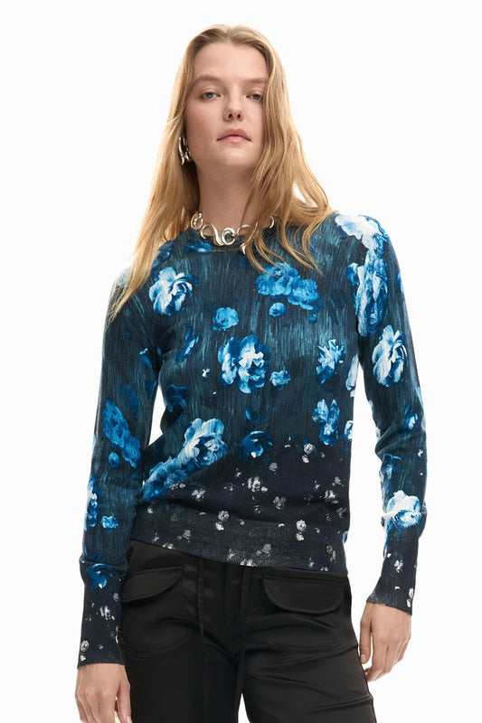 Desigual: Floral Sweater