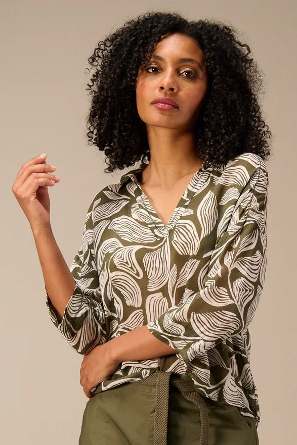 Nile: Printed Blouse